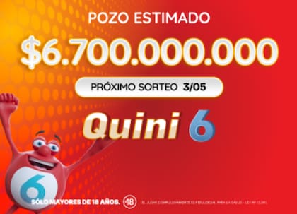 Este es el pozo para el domingo 3 de mayo