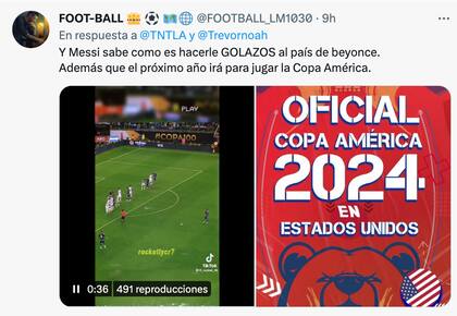 Este fue uno de los comentarios respecto a la comparación entre Messi y Beyoncé