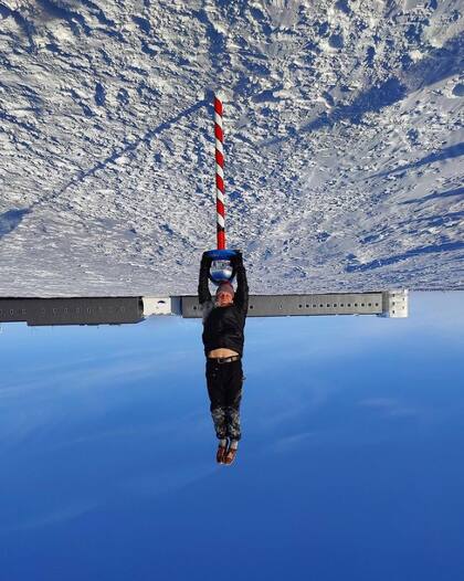 Este hombre dejó su trabajo como mecánico para vivir en el Polo Sur