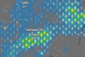 Emiten una alerta amarilla por tormentas para este jueves