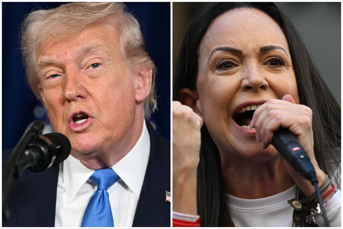 Donald Trump receberá hoje Maria Corina Machado na Casa Branca Donald Trump receberá hoje Maria Corina Machado na Casa Branca