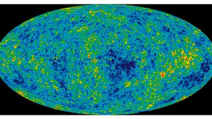 Este mapa de la NASA revela la radiación de fondo de microondas