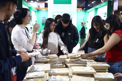 Este martes muchos adolescentes visitaron la Feria