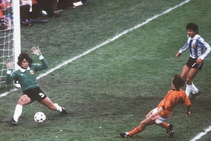 El Pato Fillol en el partido que la Argentina se consagró en el Mundial de 1978