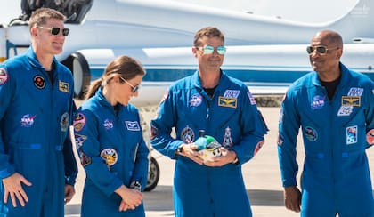 Este peluche indicará cuando la misión entre en gravedad cero (Foto: X)