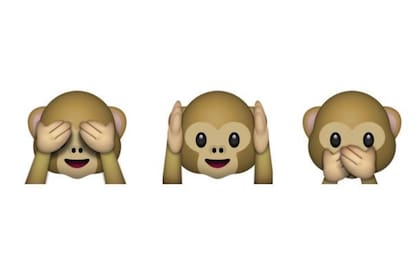 Este pícaro trío demuestra la mezcla de sensaciones. Foto: Emojipedia