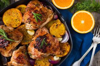 Pollo a la naranja (o pato)