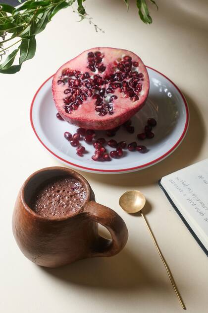 Este preparado es del super food que incluye reishi y cacao.