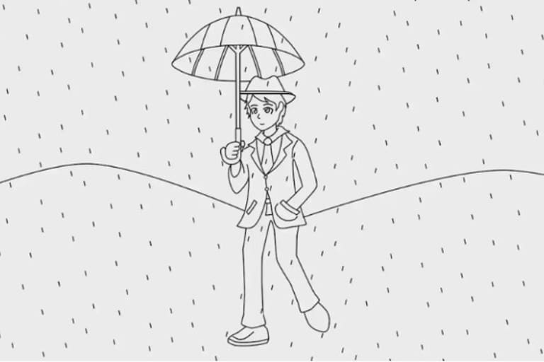 Cómo dibujar correctamente el test de la persona bajo la lluvia - LA NACION