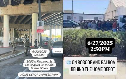 Este tipo de publicaciones alertan a la comunidad migrante en California