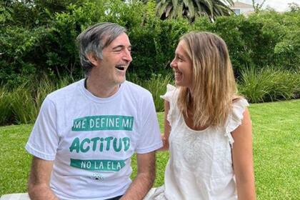 Esteban Bullrich junto a su mujer, y un mensaje: lo define la actitud