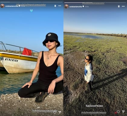 Esteban Lamothe compartió las fotos de sus vacaciones con su novia Débora Nishimoto (Foto: Instagram @estebanlamothe)