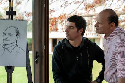 Esteban Lamothe y Carlos Belloso, en una escena de Puerta 7