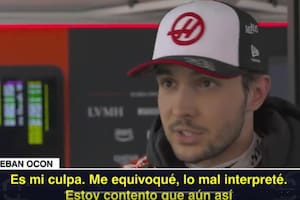 Ocon se disculpó con Colapinto y se alegró por él: "Estoy contento que haya podido sumar puntos"