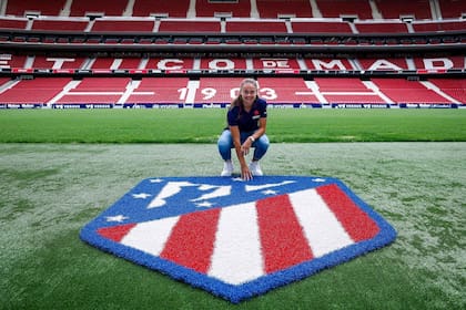 Estefanía Banini forma parte del plantel de Atlético de Madrid desde hace un año