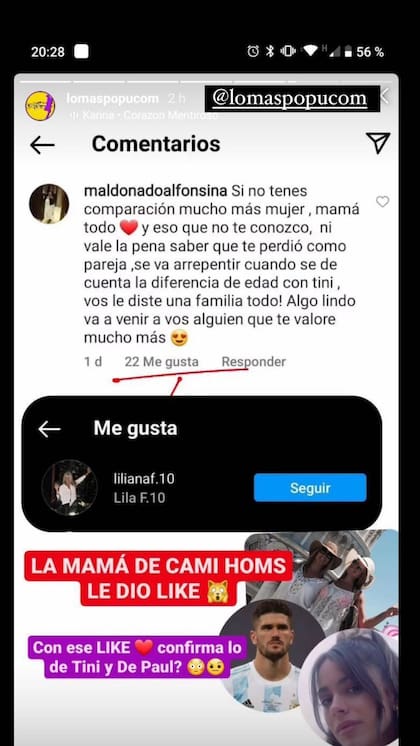 Estefi Berardi reveló el tremendo gesto de la madre de Camila Homs (Foto: Instagram)