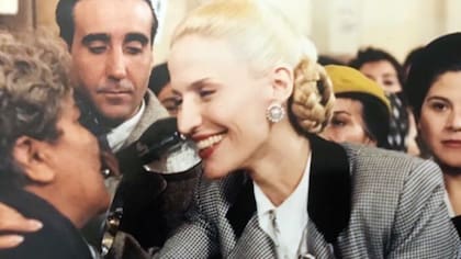 Esther Goris interpretó a Eva Perón en la película biográfica de Juan Carlos Desanzo (Foto: CEDOC)