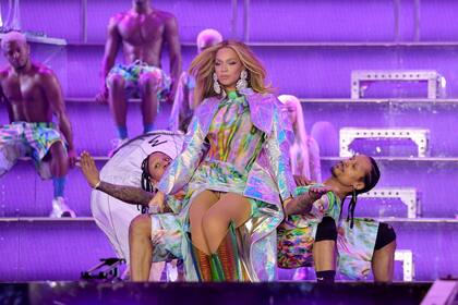 Beyoncé actúa en el escenario durante la noche de apertura del "RENAISSANCE WORLD TOUR" en el Friends Arena el 10 de mayo de 2023 en Estocolmo, Suecia. 