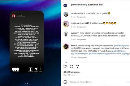 Estos son algunos de los comentarios de la publicación de Gran Hermano