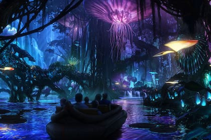 La atracción de Avatar en Animal Kingdom, en Disney World