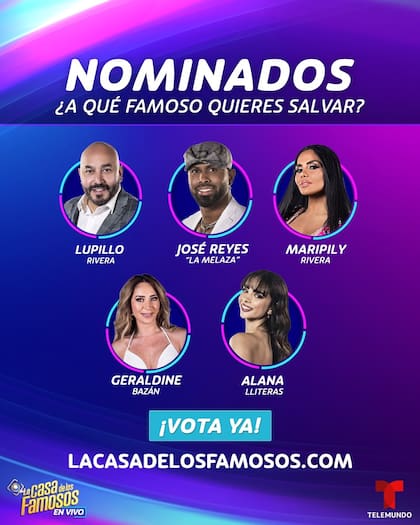 Estos son los últimos nominados de la cuarta temporada de La Casa de los Famosos