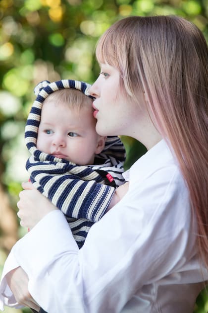 "Estoy en un momento full mamá, que me encanta", cuenta Iara, quien -dentro de poco- tiene pensado en retomar su trabajo.