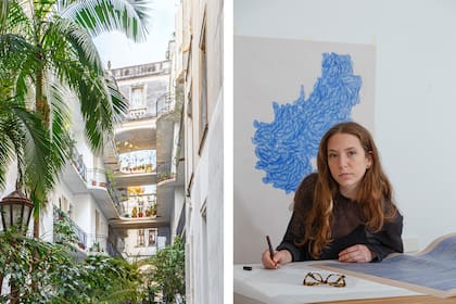 “Estoy sobre la fachada, eso me da mucha luz, ventilación cruzada y una hermosa vista del patio central”.