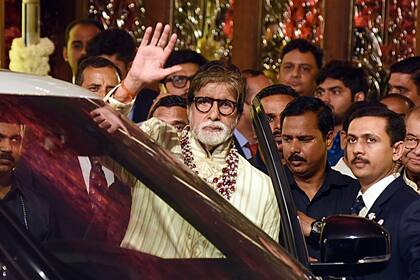 Estrellas de Bollywood en la boda