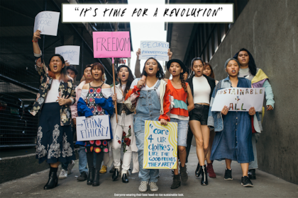 Estudiantes de diseño se suman a Fashion Revolution