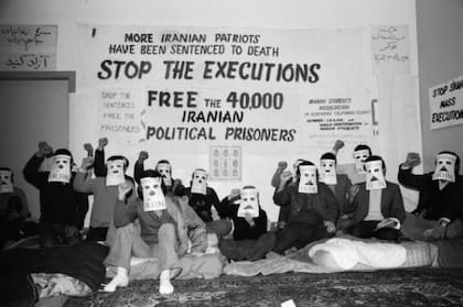 Estudiantes iraníes en California, 1976 (Getty Images)