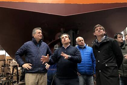 Etchevehere, ayer, en una actividad oficial; desde el viernes recuperará el rango de ministro