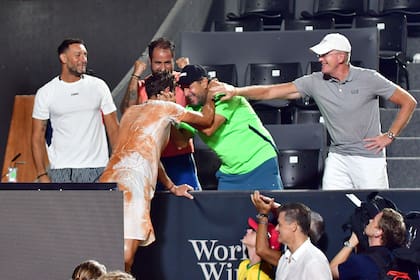 Etcheverry y Grinóvero, una sociedad exitosa: en febrero pasado, el platense obtuvo su primer título ATP, en Río