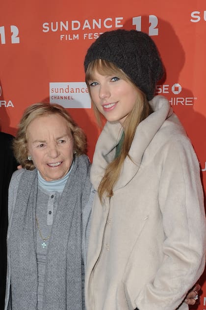 Ethel Kennedy y Taylor Swift en la premiere del documental "Ethel" en el Festival de Cine de Sundance