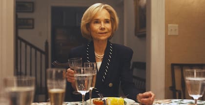 Ethel retratada en la serie de Ryan Murphy. Luego de quedar viuda de Robert F. Kennedy, juró nunca volver a casarse y adoptó el rol de matriarca familiar