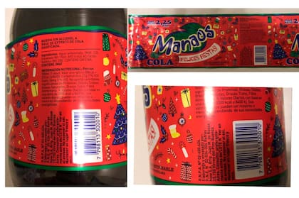 Etiquetas de la Manaos Felices Fiestas