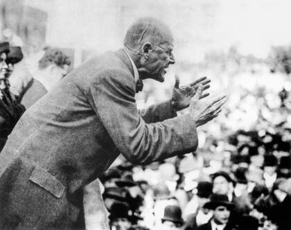 Eugene Debs, el candidato presidencial del Partido Socialista que compitió desde la cárcel en 1920 y obtuvo el 3% de los votos
