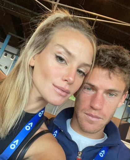 Eugenia De Martino acompaña al Peque Schwartzman en Londres, mientras compite en Wimbledon