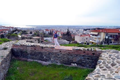 Eugenia en Heptapyrgion, la parte más alta de la ciudad.