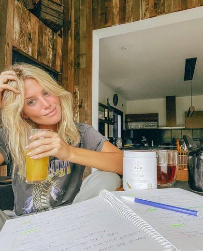 Eugenia le agradeció a su cuñado por un consejo para sus mañanas