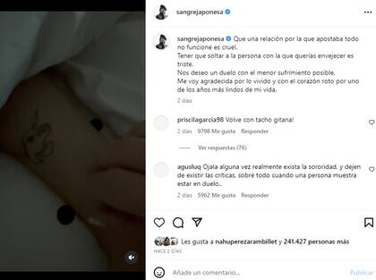 Eugenia Suárez confirma su separación con Rusherking