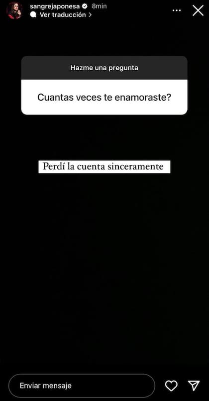 Eugenia Suárez interactuó con sus seguidores de Instagram