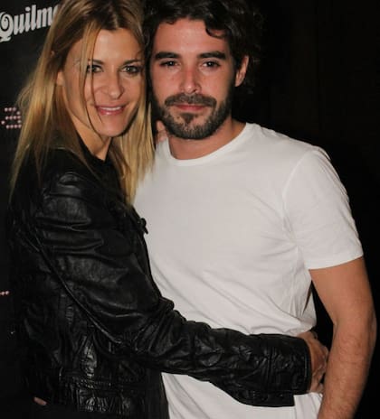 Eugenia Tobal y Nicolás Cabré, en la fiesta de Los únicos (2012)