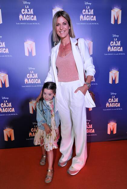 Eugenia Tobal concurrió a la cita junto a su hija Ema