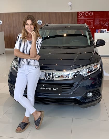 Eugenia Tobal maneja un Honda HR-V