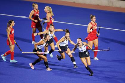 Eugenia Trinchinetti marcó el gol con el que las Leonas ganaron el oro en Santiago 2023