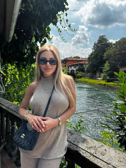 Eva Anderson viajó en familia a Italia y quedó cautivada por los paisajes