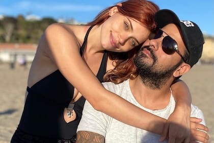 Eva de Dominici junto a Eduardo Cruz