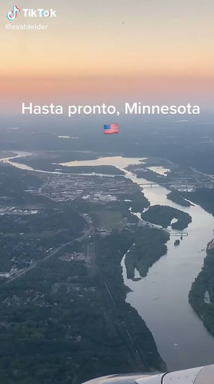 Eva estudiaba en Minnesota y tuvo que regresar a España