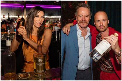 Eva Longoria promocionó su tequila Casa del Sol en Gekkō y lo mismo hicieron Aaron Paul, Bryan Cranston y Gregorio Velasco con Don Hombres, su marca de mezcal