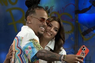 Eva Longoria sorprendió a Ozuna en vivo y el público estalló